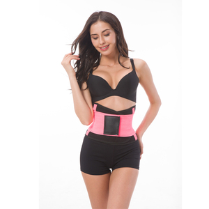 Entrenador de cintura de neopreno para mujer, moldeador de cuerpo deportivo con nailon, tamaño <span class=keywords><strong>XXL</strong></span>, faja protectora para quemar grasa y perder peso, faja posparto - Product Image 3