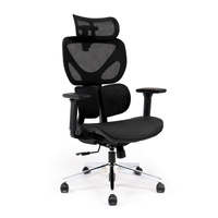 Chaise de bureau exécutive ergonomique moderne et confortable, réglable manuellement, avec cadre en fer, appui-tête massant, repose-pieds, testée BIFMA, ODM OEM