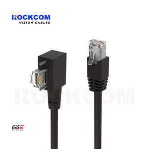 GigE RJ45 A RJ45 W/viti da incasso R/A 90R cavo Ethernet Gigabit opzionale alto flessibile per telecamera industriale <span class=keywords><strong>Cat.5E</strong></span> - Product Image 2