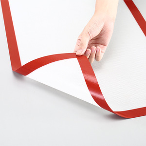 Tapis <span class=keywords><strong>de</strong></span> cuisson en silicone antiadhésif professionnel, sans BPA, <span class=keywords><strong>de</strong></span> qualité alimentaire, pour four, <span class=keywords><strong>feuille</strong></span> <span class=keywords><strong>de</strong></span> pâtisserie en <span class=keywords><strong>fibre</strong></span> réutilisable, compatible lave-vaisselle - Product Image 5