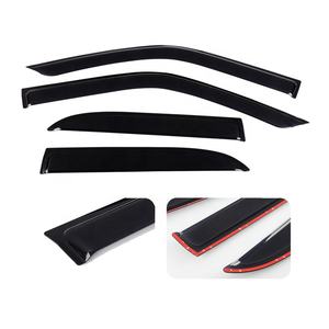 Déflecteurs de fenêtre de soleil de pluie de visière de porte de voiture acrylique pour Volkswagen <span class=keywords><strong>Golf</strong></span> MK7 - Product Image 5