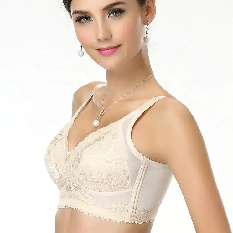 Ultra-thin cup lace without rims bra large size comfortable full cup lace bra