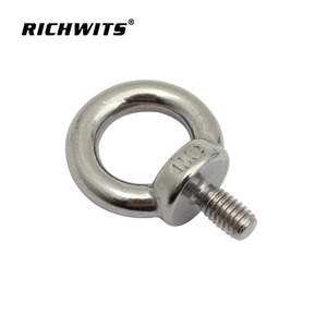 สลักเกลียวตาไก่ RICHWITS DIN580 304 สแตนเลสสตีล หัวกลม สำหรับยกของ ใช้งานทั่วไป ผิวเงา - Product Image 3