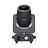 Nouveau modèle 2026 Mini Lampe de projection circulaire LED à faisceau 295W, idéale pour les mariages, les KTV, les DJ et compatible avec le mode de contrôle DMX512