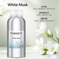 Huile parfumée au musc blanc, parfum de musc propre et durable, huile aromatique pour diffuseur ultrasonique, spa à domicile, fabrication de bougies et de savons