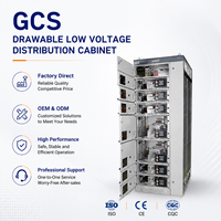Armoire de distribution de puissance GCS à basse tension, extractible, pour commande de moteur, armoire de distribution de puissance MCC, panneau de compensation de puissance réactive