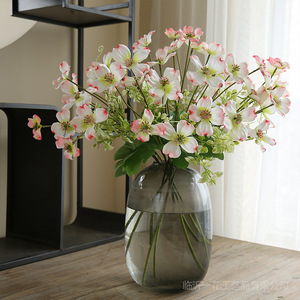 Yihua Floral Art Fleurs Artificielles 50cm Composition Florale en Soie Style Rustique Décoration Intérieure Décoration de Table pour Salon - Product Image 2