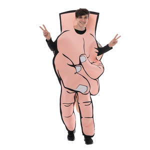 Disfraz de mano con forma humana en forma de V para adulto, para Halloween, cosplay o escenario, de poliéster, Primavera 2023 - Product Image 1