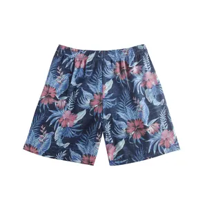 Wholesale clothing clearance sales 6 color Men's mesh lining Stretch beach shorts liquidation stock