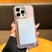 Clair Transparent Couverture De Luxe Scintillant Bling Magnétique Téléphone étui pour iphone 16 15 14 13 16E Pro Max Stand Cas