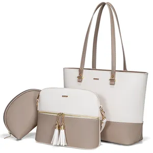 Модные женские сумки-мессенджеры 2022 Роскошные Дизайнерские 3 шт. женские сумки набор Высокое качество большая сумка-тоут сумки женская сумка на плечо для женщин кошельки и сумки той же расцветки