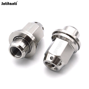 Hiệu suất cao Bạc Hex <span class=keywords><strong>Lug</strong></span> <span class=keywords><strong>Nuts</strong></span> 22mm đóng cuối heptagon gr.5 Ti-6Al-4V tự động Mag bánh xe hạt m14x1.5mm Điều kiện Mới - Product Image 6