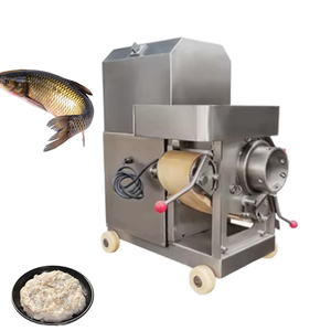 Automatic <b>Fish</b> Meat Picker <b>Machine</b> Stainless Steel Commercial Grade With Motor And Wheels For <b>Fish</b> <b>Processing</b> - Product Image 1