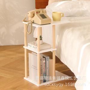 Wooden Coffee <b>Table</b> 3 Tier <b>Storage</b> <b>Side</b> <b>Table</b> For Living Room Bedroom Home Office Modern Scandinavian Design - Product Image 3