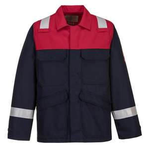 PORTWEST - FR55NARM Bizflame Plus chaqueta azul marino-EAN 5036108184835 ROPA DE TRABAJO RESISTENTE A LLAMAS - Product Image 1