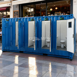 Conception de toilettes économiques pour mariage 2025 avec application extérieure, maisons en matériau conteneur, toilettes mobiles - Product Image 2