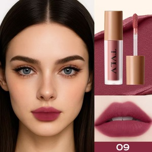 ลิปกลอสแบบฉลากส่วนตัว วีแกน เนื้อแมทท์ สีนู้ด 10 สี กันน้ำ ลิปกลอสเนื้อฉ่ำ ขายส่ง - Product Image 3