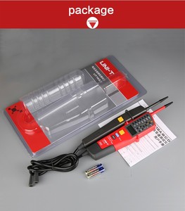 เครื่องทดสอบแรงดันไฟฟ้าและวงจรต่อเนื่องแบบพกพา UNI-T UT18C 12V-690V พร้อมไฟ <span class=keywords><strong>LED</strong></span> แสดงผลแรงดันไฟฟ้า AC/DC โวลต์มิเตอร์แบบปรับช่วงอัตโนมัติ - Product Image 4