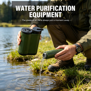 Purificateur d'<span class=keywords><strong>eau</strong></span> électrique d'extérieur ZEYUAN S08, capacité 1L, système de filtration à membrane UF, 700-1000ml/min, camping, randonnée, survie - Product Image 1