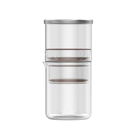 300ML Ice Drip Coffee Cold Brew Filter Verre Cold Brew Coffee Fermentation Home Cold Coffee Brewer Dripper