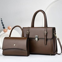 Ensemble de 2 sacs vintage pour femme : porte-documents de bureau grande capacité, sac fourre-tout professionnel élégant, sac à main pour trajets quotidiens, sac bandoulière rétro