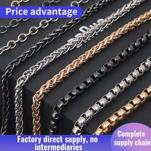 Kim loại dây đeo chuỗi cho túi xách thời trang phần cứng xử lý Crossbody Phụ kiện dây chuyền cho túi xách túi xách thay thế PURSE chuỗi dây đeo - Product Image 4