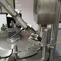 Ligne de fabrication de scellage de bouchage de poche de bec automatique pour l'huile de cuisson Sachet d'eau de jus de lait