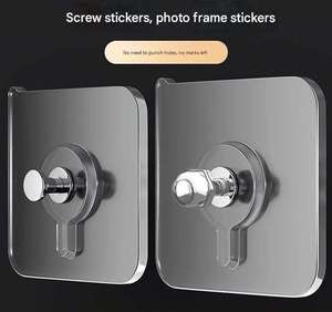 <span class=keywords><strong>Gancio</strong></span> <span class=keywords><strong>Adesivo</strong></span> Multifunzione da Parete per Appendere Quadri, <span class=keywords><strong>Gancio</strong></span> Rimovibile per Oggetti - Product Image 1