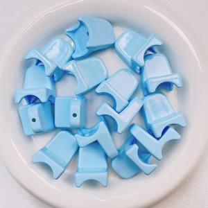 Quality Assurance DIY Jewelry Accessories Hand Painted Bottom Ovule <b>Acrylic</b> Color Painted Bench Quality <b>Plastic</b> <b>Lucite</b> <b>Beads</b> - Product Image 3