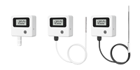 Capteur de température et d'humidité Bluetooth avec grand écran LCD, moniteur climatique intelligent sans fil pour la domotique