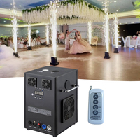 Machine à étincelles froides de haute qualité 750W pour événements intérieurs et extérieurs, machine à fontaine de feux d'artifice DMX télécommandée pour mariage et fête