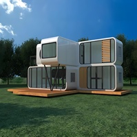 Modulaire Préfabriqué Mobile Capsule House Petite Maison Capsule Prix Raisonnable Capsule Application Extérieure pour Appartements