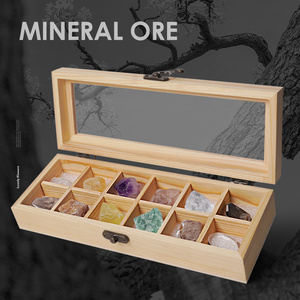 Thanh lịch Bộ quà tặng của 12 phong thủy pha lê & ngọc bích mẫu hộp lưới bao gồm thạch anh tím Citrine ngọc bích và nhiều hơn nữa - Product Image 3