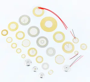 Issr 35Mm Messing Materiaal Piëzo Zoemer Schijf Plaat Voor Gitaar Vibratie Sensor Arduino Pzt Schijven Keramisch Piëzo-Elektrisch Element