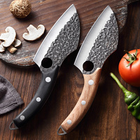 Forgeage professionnel extérieur Portable Camping chasse couteau de boucher os viande couperet couteau de Chef