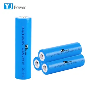 3.6v Rechargeable Cylindrical Lithium Battery Battery 3.6V 3.7v 18650 2000mAh Lithium Ion Rechargeable Battery With CE And Un38.3