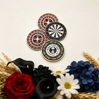 Nouveau marqueur de balle de golf magnétique personnalisé, simple et portable, avec ouvre-boîte intégré, idéal pour cadeaux promotionnels, vente en gros usine