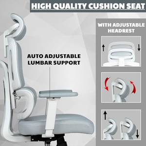 Factory New Comfort Desk Director Executive <b>Chair</b> <b>Office</b> Mesh Ergonom <b>Recline</b> Upholstered Computer Work <b>Chairs</b> Swivel Revolving - Product Image 5