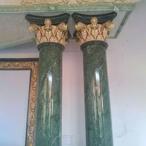 China Factory Supplier Hand Carved Natural Marble Stone Column For Sale