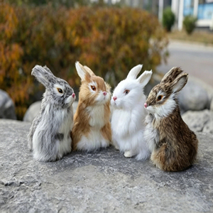 Craft Animal simulation cat/deer/horse/rabbit regalo creativo decorazione per la casa cute little cat - Product Image 1