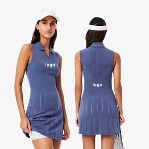 Vestido y Pantalones Cortos de Tenis Elásticos Personalizables para Mujer, Vestido Deportivo para Pickleball, Tallas Grandes, Fabricante de Ropa Deportiva Casual OEM - Product Image 1