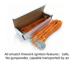Accenditore a filo di rame da 300 cm, 40 pezzi, senza polvere da sparo, per sistema di accensione fuochi d'artificio a freddo/pirotecnici - Product Image 3