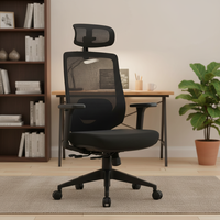 Chaise de bureau exécutive moderne de haute qualité, chaise de bureau à domicile en maille, pivotante, réglable en hauteur, mobilier