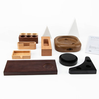 Base de lampe en bois de style chinois, disques de lampe de table, accessoires d'éclairage DIY, modèle, fournis directement par le fabricant, vente en gros
