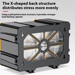 Nhật Bản Vuông Chia Bộ Phận Lưu Trữ Hộp Nhựa Phần Cứng Hộp Công Cụ Ngăn Kéo Loại Công Cụ Bộ Phận Lưu Trữ Tổ Chức Hộp - Product Image 5