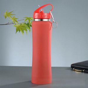 Reusable Outdoor Drink Container 600ml <b>750ml</b> Stainless Steel Vacuum Insulated Sports <b>Water</b> <b>Bottle</b> Straw Nozzle Lid Custom Print - Product Image 6
