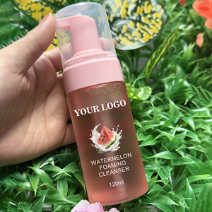 Detergente Viso in Mousse Vegano all'Anguria di Alta Qualità 120ML per Rimozione Acne, Pulizia Profonda e Sbiancante, Etichetta Privata - Product Image 4