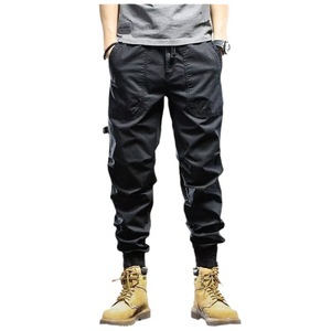 <span class=keywords><strong>Pantaloni</strong></span> Cargo da Uomo Vestibilità Ampia con Tessuto Antipiega e Tasche Multiple per Uso Quotidiano, Lavoro e Attività all'Aperto - Product Image 3