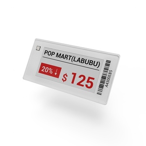 Étiquette de rayon électronique Tocvue 2,13 pouces, étiquette de prix numérique à haut rendement économique, ESL pour supermarchés et magasins de détail, en plastique - Product Image 4