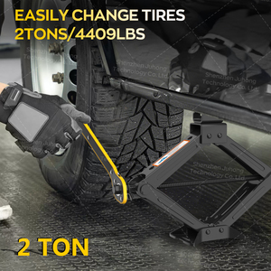 Hot bán Chất lượng cao 2ton Scissor Jack với Ratchet cờ lê răng đôi làm bằng thép - Product Image 4